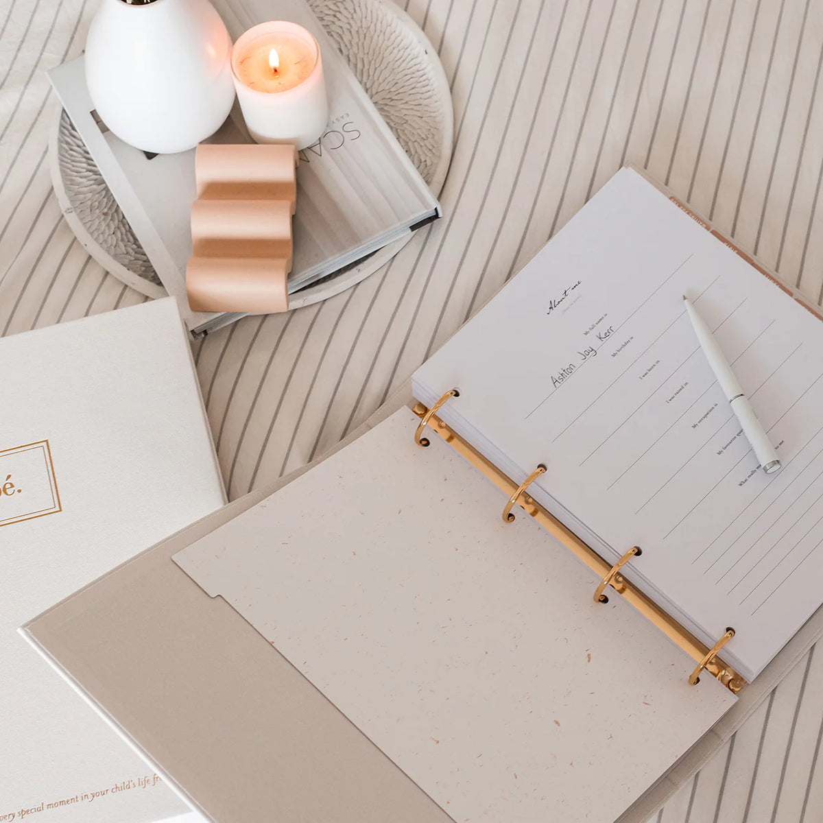 Bebé Baby Journal | Keepsake Binder