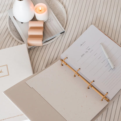 Bebé Baby Journal | Keepsake Binder