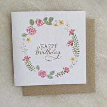 Load image into Gallery viewer, Birthday Wreath Card