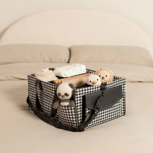 Bunnie Caddie | Houndstooth Black