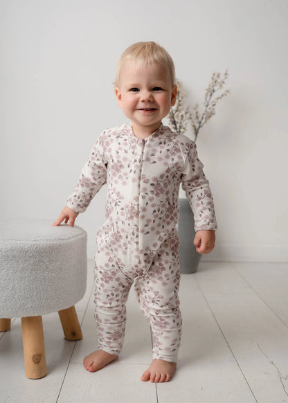 Pink Bloom Floral Onesie