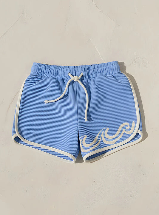 Blue Holiday Swim Short