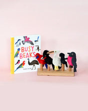 Load image into Gallery viewer, Busy Beaks Finger Puppets and Book Set by Sarah Allen