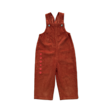 Load image into Gallery viewer, Organic Cord Overalls - Brick