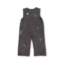 Load image into Gallery viewer, Fishy Business Denim Jumpsuit - Ash