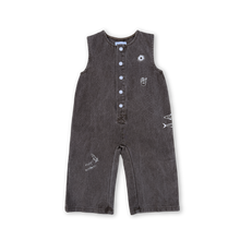 Load image into Gallery viewer, Fishy Business Denim Jumpsuit - Ash
