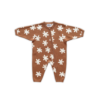 Organic Starlight Knit Zip Starsuit