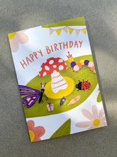 Load image into Gallery viewer, Cute Bug Party Birthday Card
