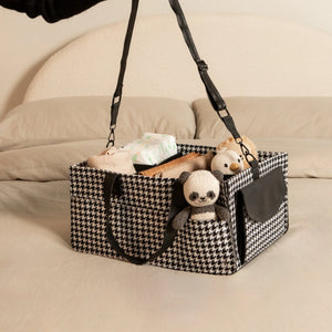 Bunnie Caddie | Houndstooth Black