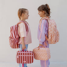 Load image into Gallery viewer, Peach Check Backpack