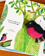 Load image into Gallery viewer, Busy Beaks Finger Puppets and Book Set by Sarah Allen