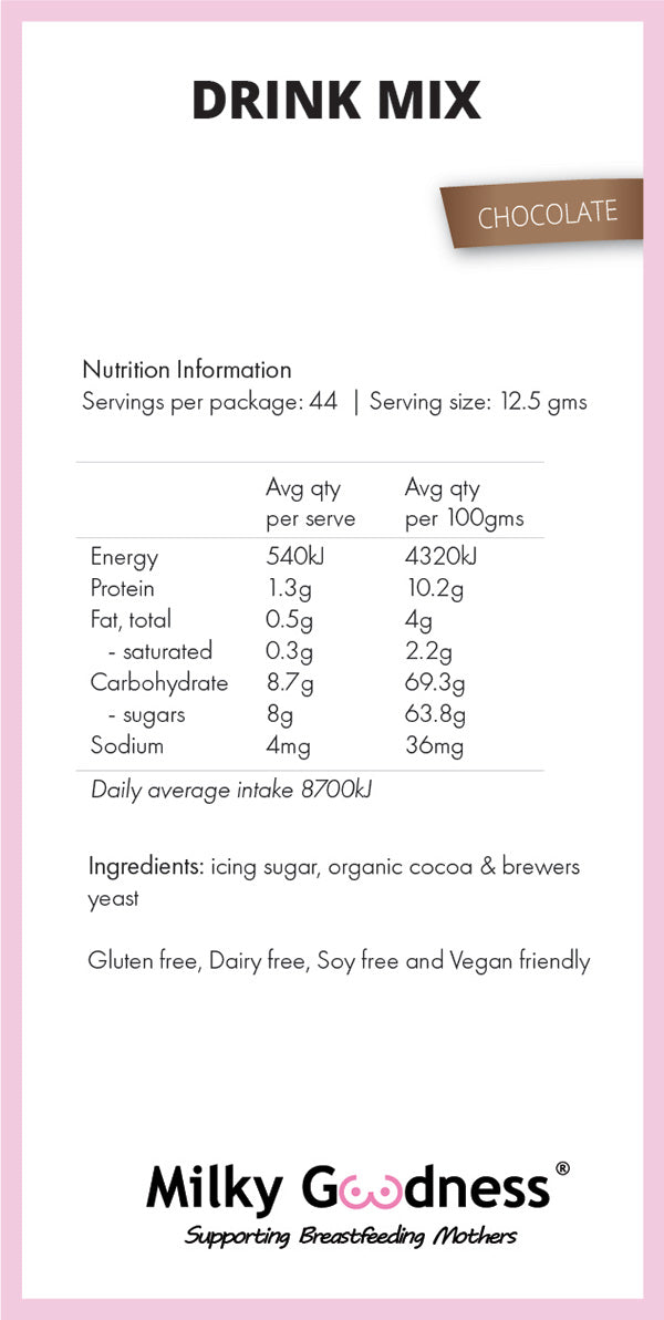 Chocolate Lactation Drink Mix