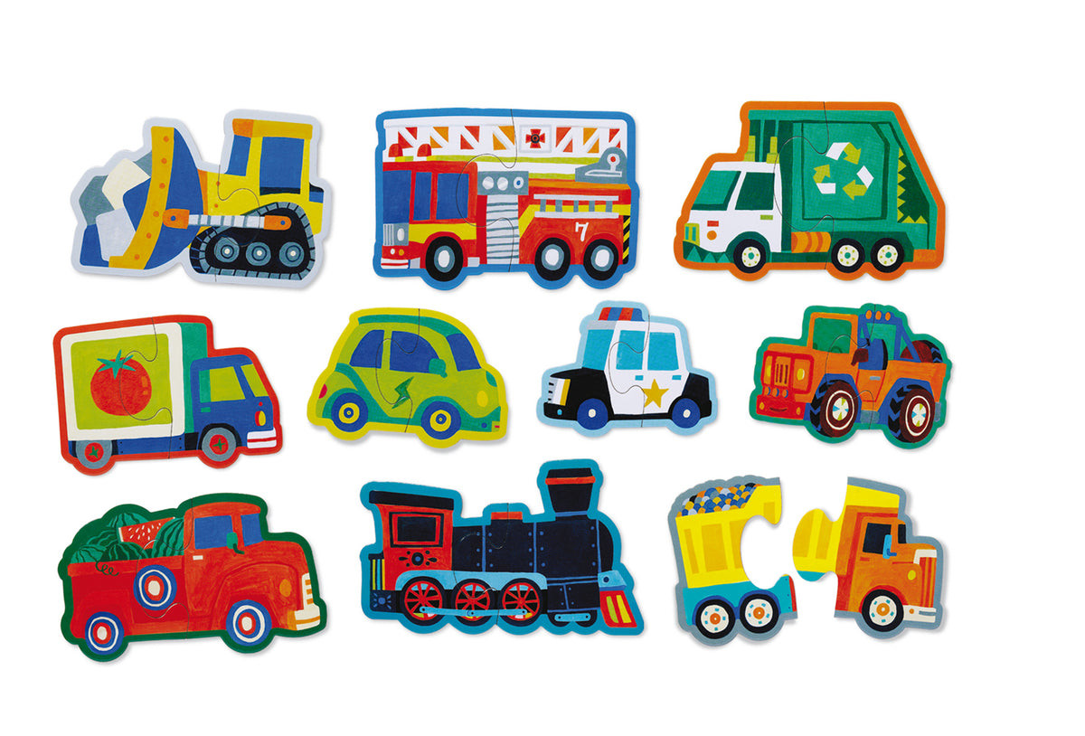 Vehicles | Let's Begin Puzzle 2pc