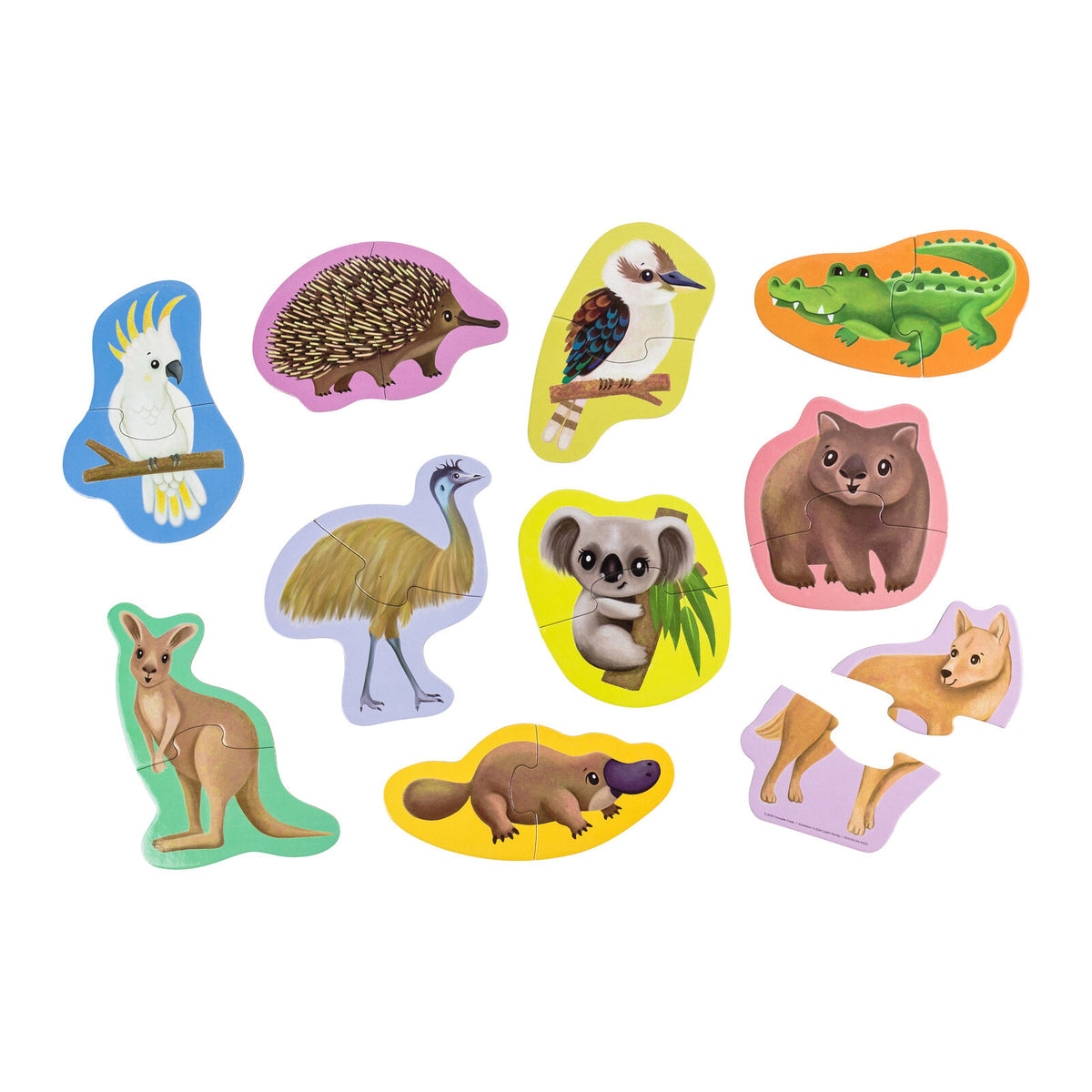Aussie Animals | Let's Begin Puzzle 2pc
