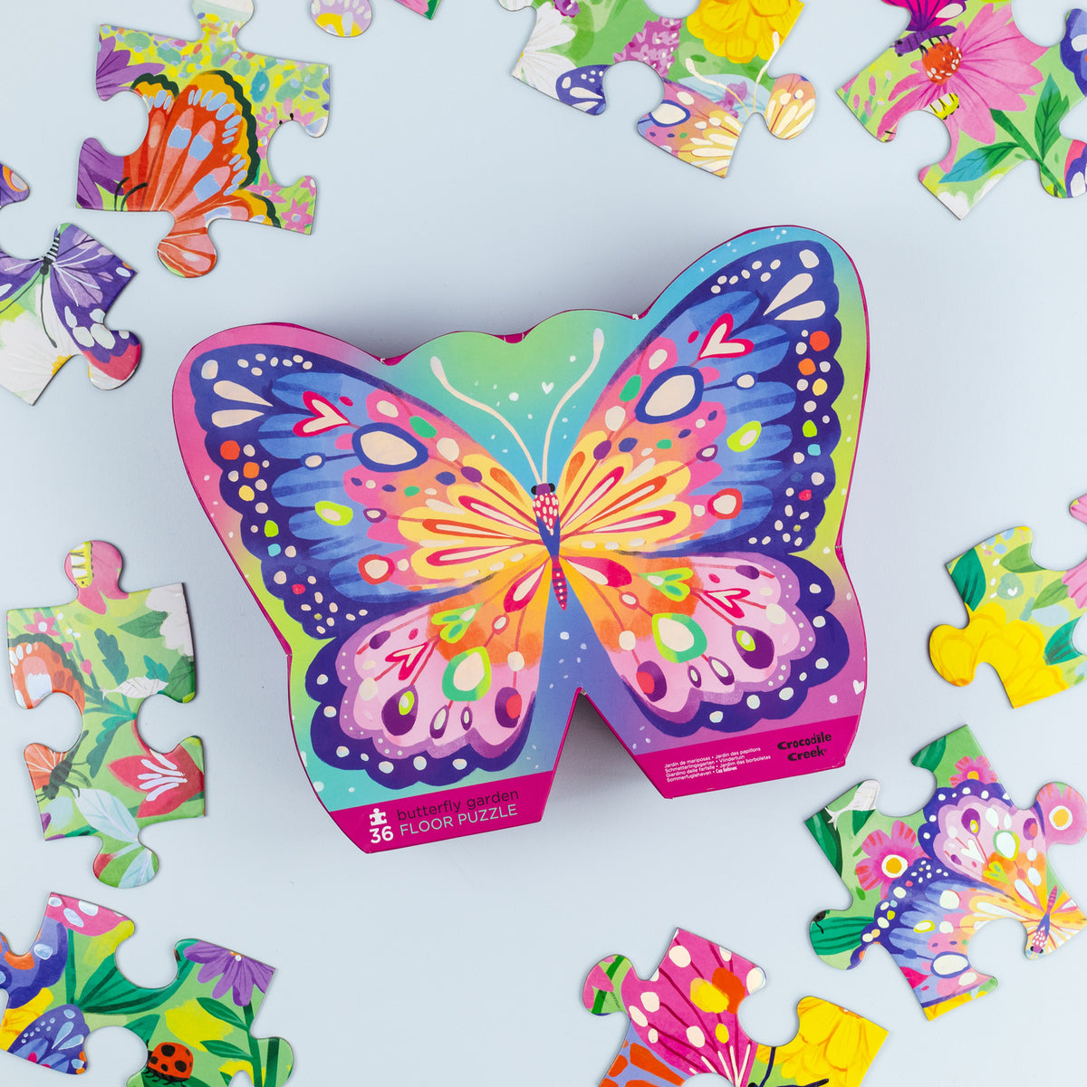 Butterfly Garden | Classic Floor Puzzle 36 pc (Foil Stamped)