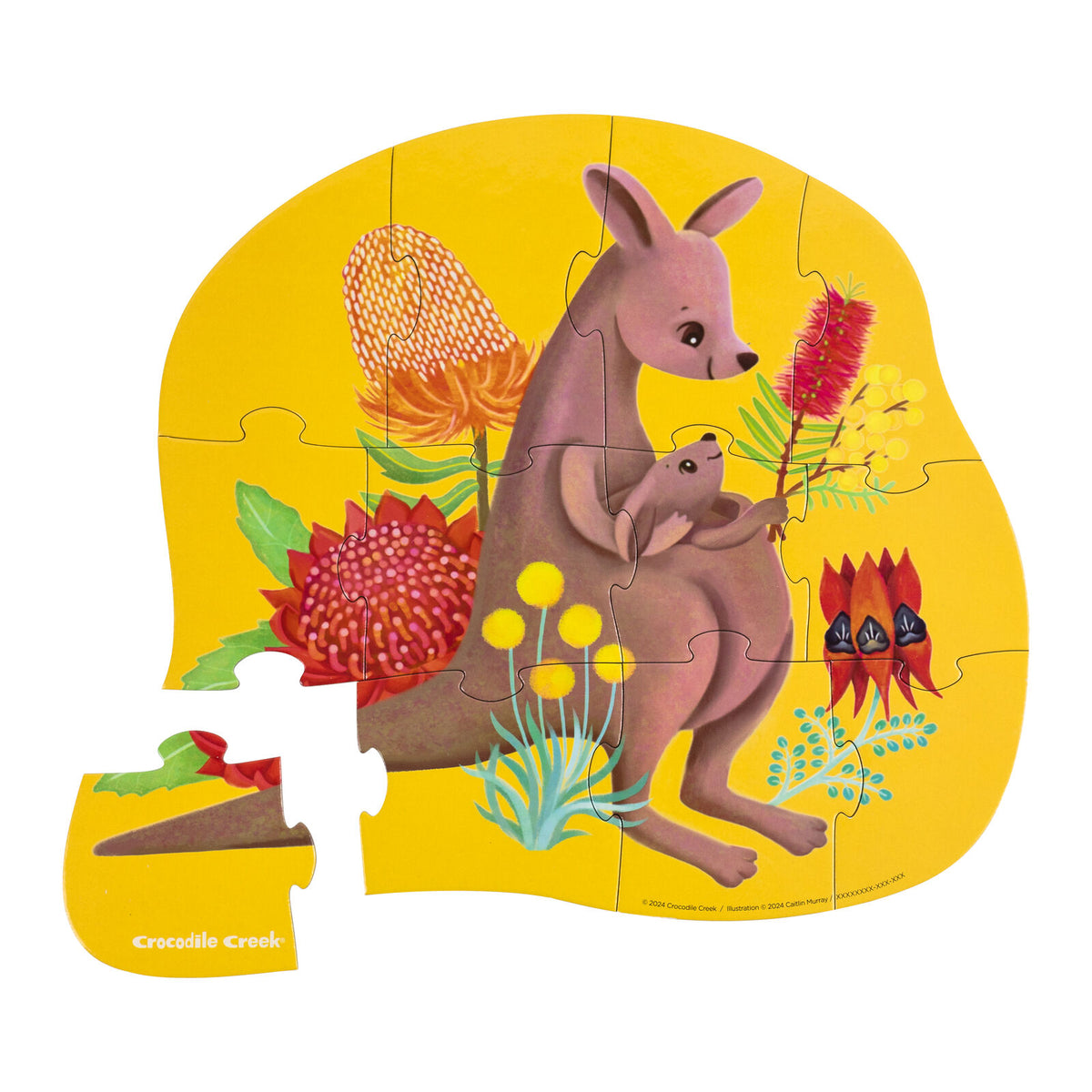 Kangaroo and Joey | 12 pc Mini Puzzle