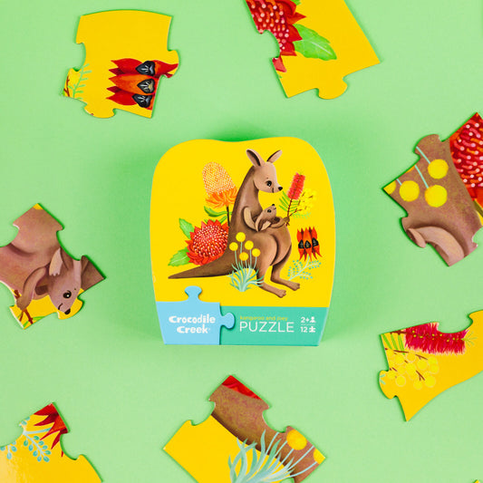Kangaroo and Joey | 12 pc Mini Puzzle