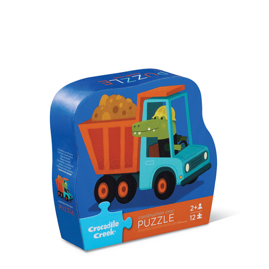 Construction Croc | 12 pc Mini Puzzle