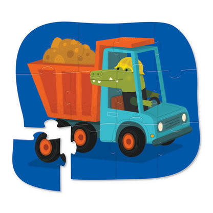 Construction Croc | 12 pc Mini Puzzle