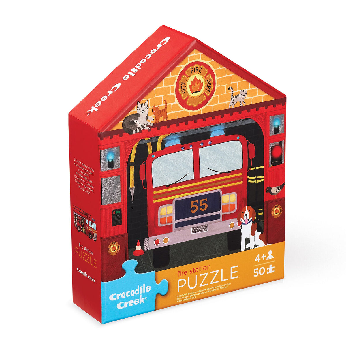 Fire Station | Flat House Puzzle 50 pc