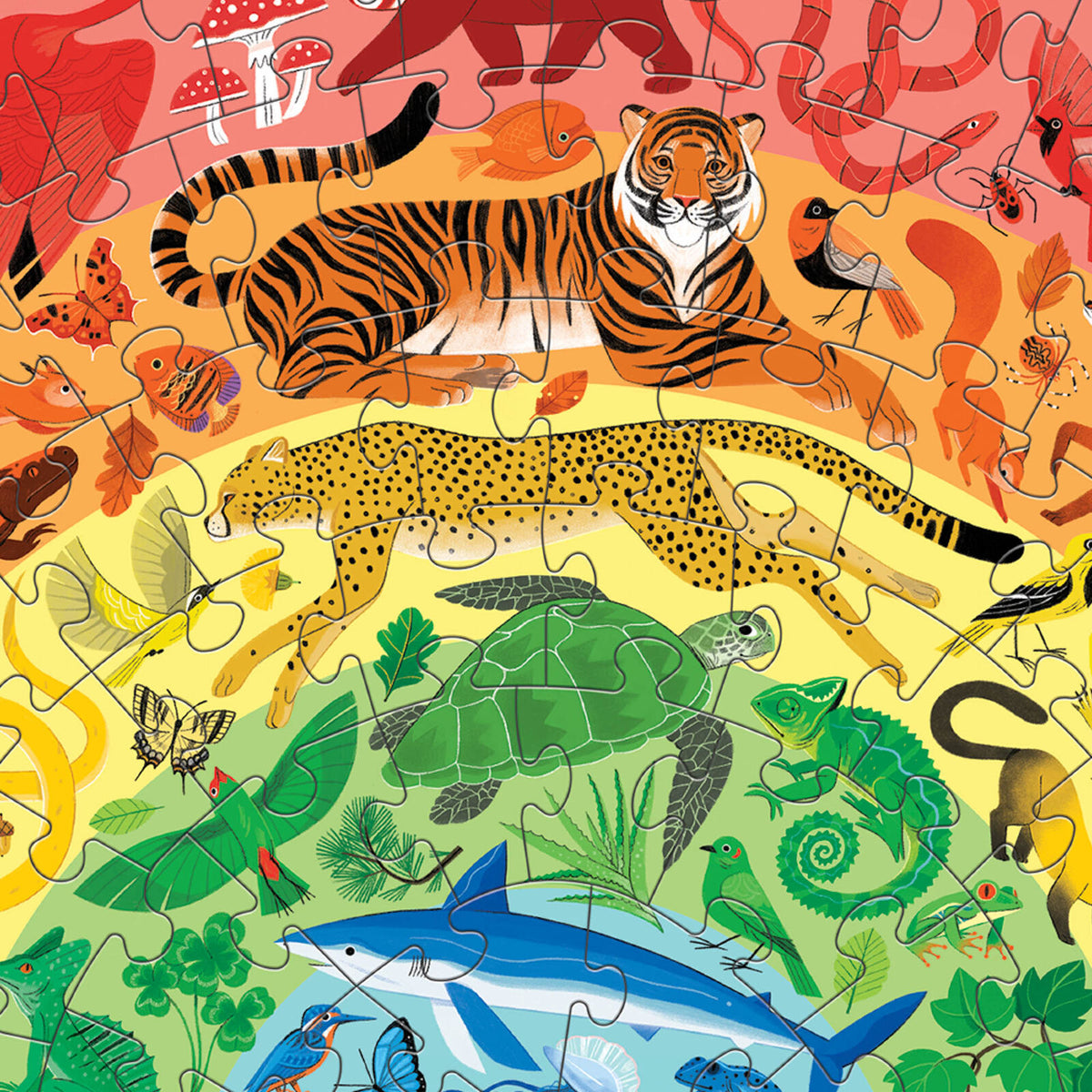 Rainbow Puzzle 100 pc | Animals