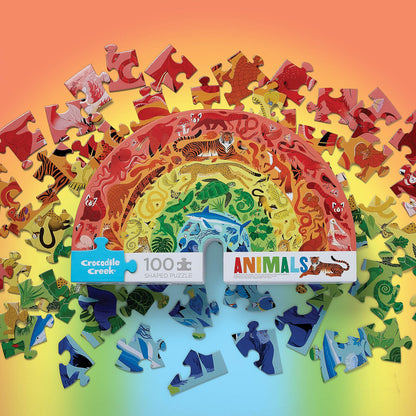 Rainbow Puzzle 100 pc | Animals