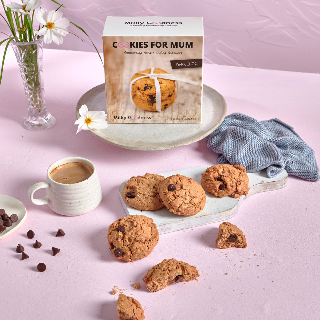 Dark Choc Chip Lactation Cookies