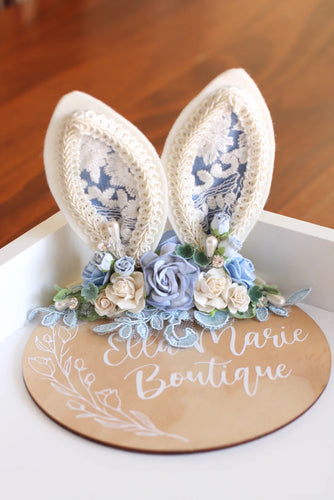 Bunny Ears Headband | Sweet Blue