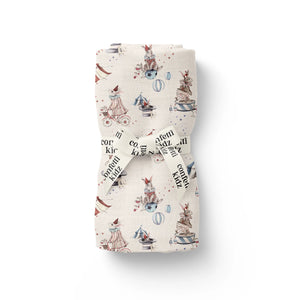 Circus Bunnies | Organic Muslin Swaddle
