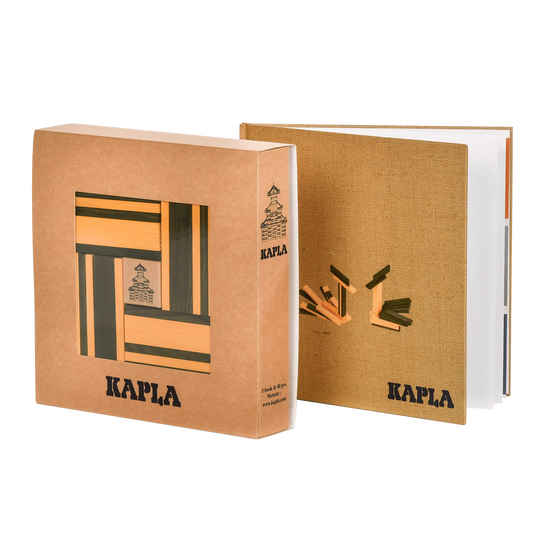 KAPLA Book and Colours Set | Yellow + Green