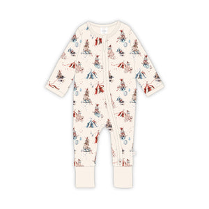 Circus Bunnies - Bamboo Zipsuit