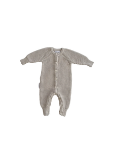 Classic Knit Romper | Moss