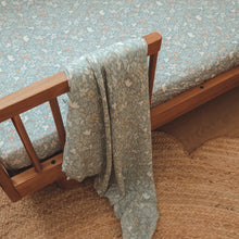 Load image into Gallery viewer, Forest Friends Sage Organic Fitted Cot Sheet