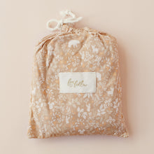 Load image into Gallery viewer, Forest Friends Caramel Organic Fitted Cot Sheet