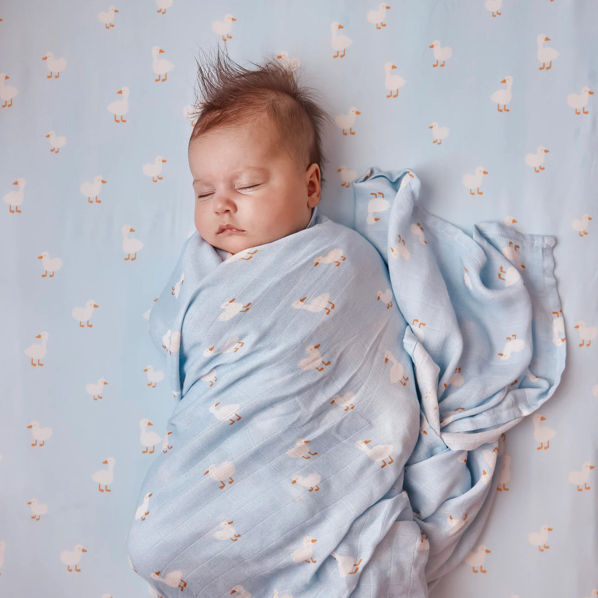 Blue Ducks Organic Muslin Wrap Swaddle