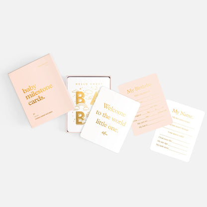 Baby Milestone Cards | Cream