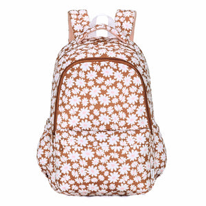Bloom Tan Campus School Backpack