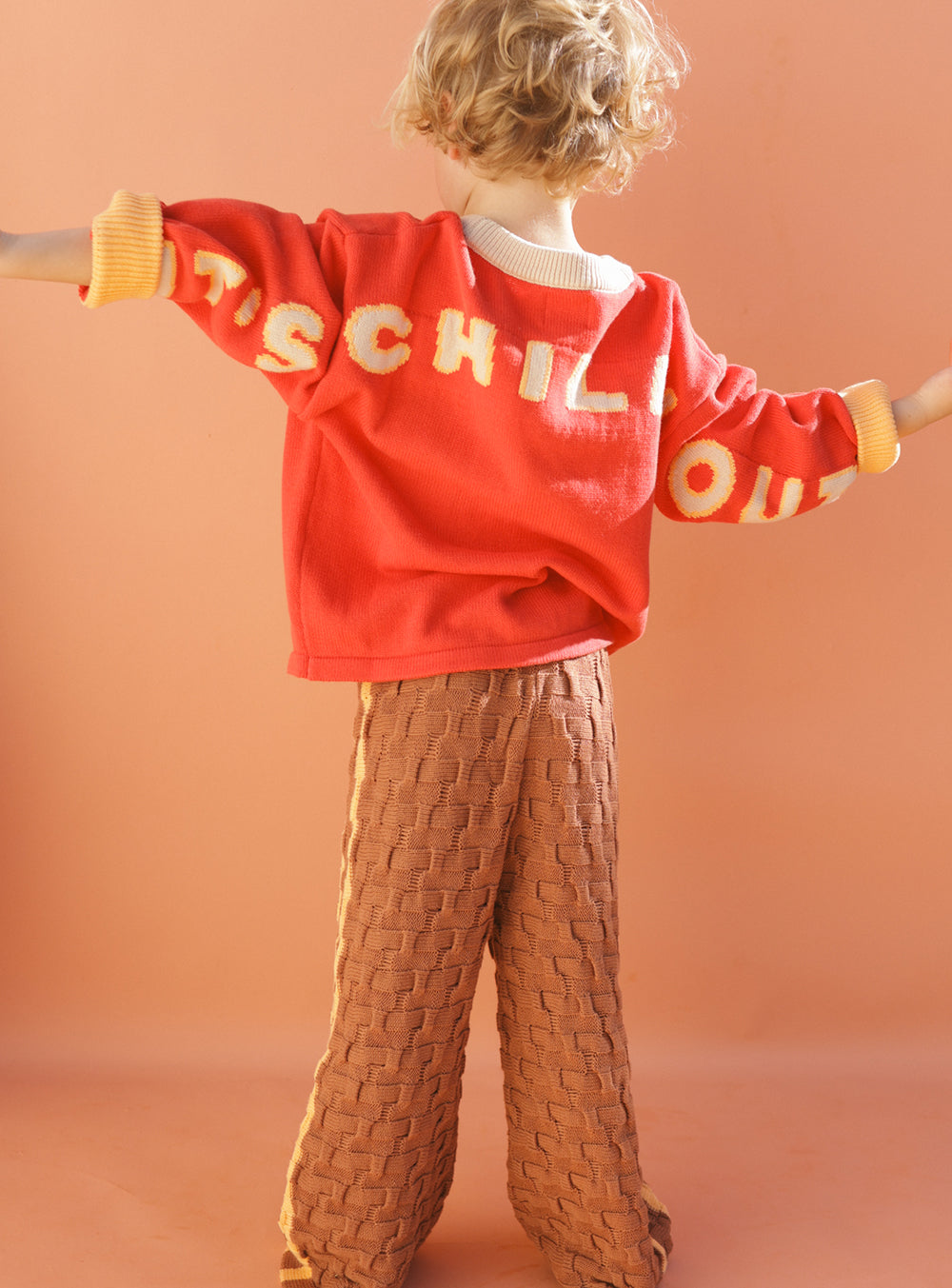 It's Chilly Out Pullover | Red & Cream