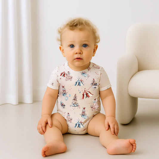 Circus Bunnies - Bamboo Bodysuit