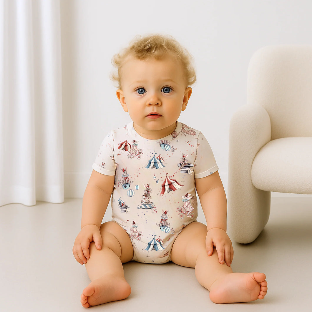 Circus Bunnies - Bamboo Bodysuit