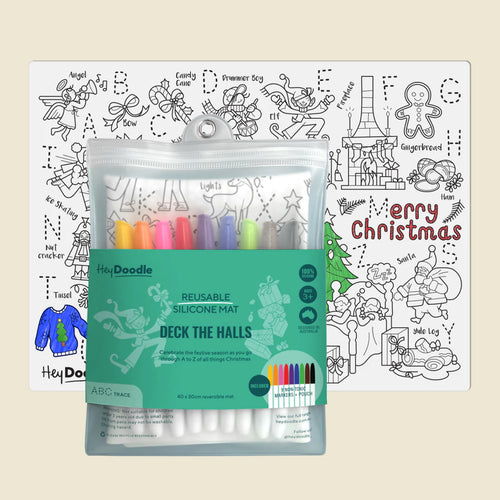Deck the Halls Classic Colouring Mat