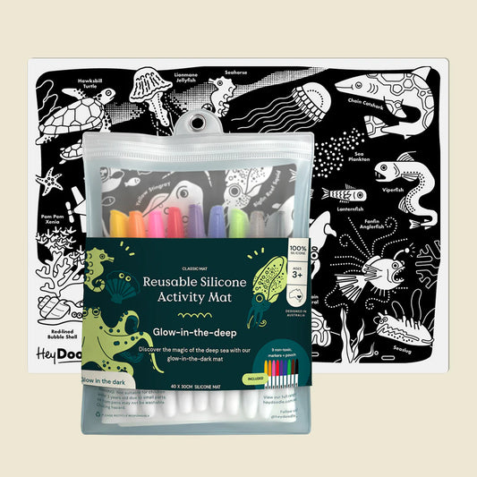 Glow in the Deep Classic Colouring Mat
