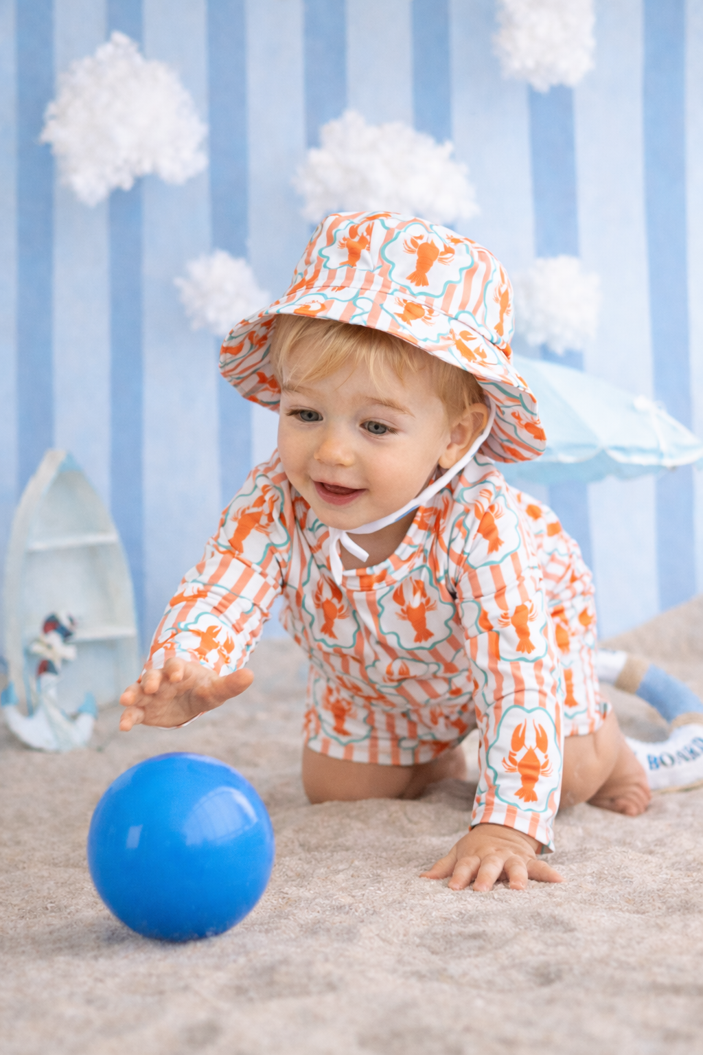 Coral Cray Swim Hat