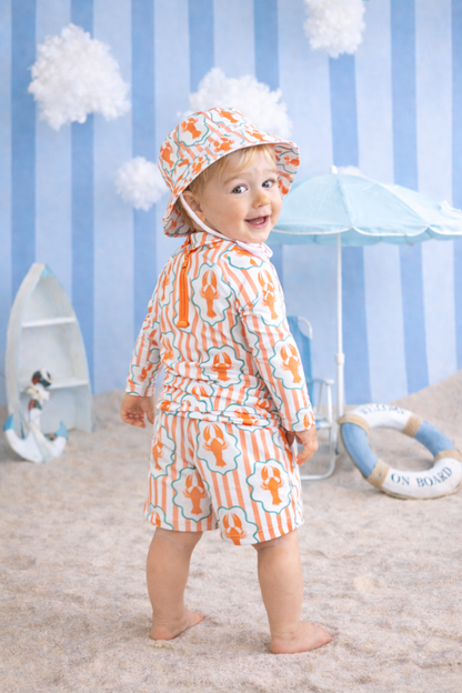 Coral Cray Swim Hat
