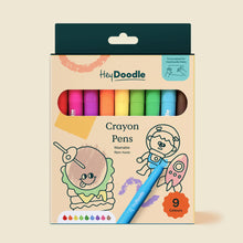 Load image into Gallery viewer, Washable Crayon Pens