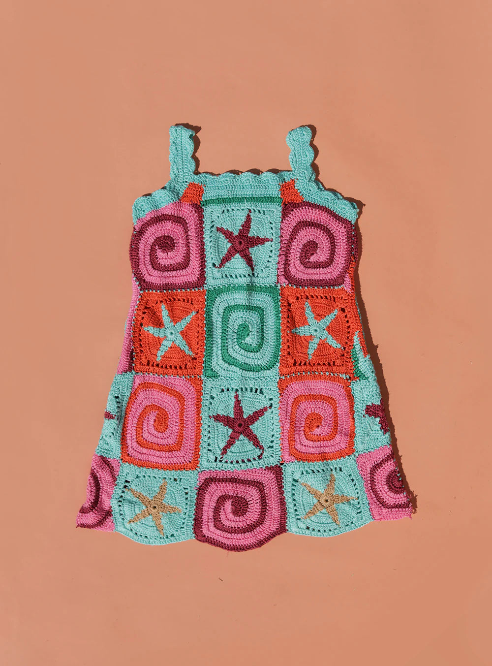 Starfish Mini Crochet Dress SIZE 5-6YR – Rosalyn + Rae