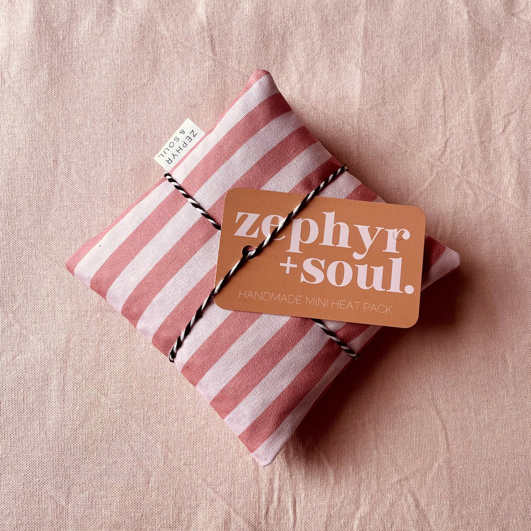 Travel Heat Pack | Pink Stripe