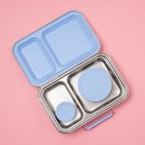 Two Compartment Leakproof Lunch Box | Light Blue