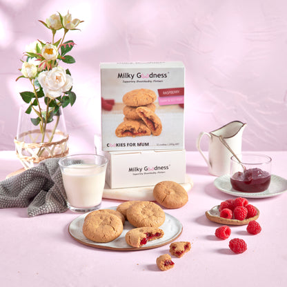 Raspberry Lactation Cookies (Dairy and Soy Free)
