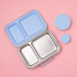 Two Compartment Leakproof Lunch Box | Light Blue